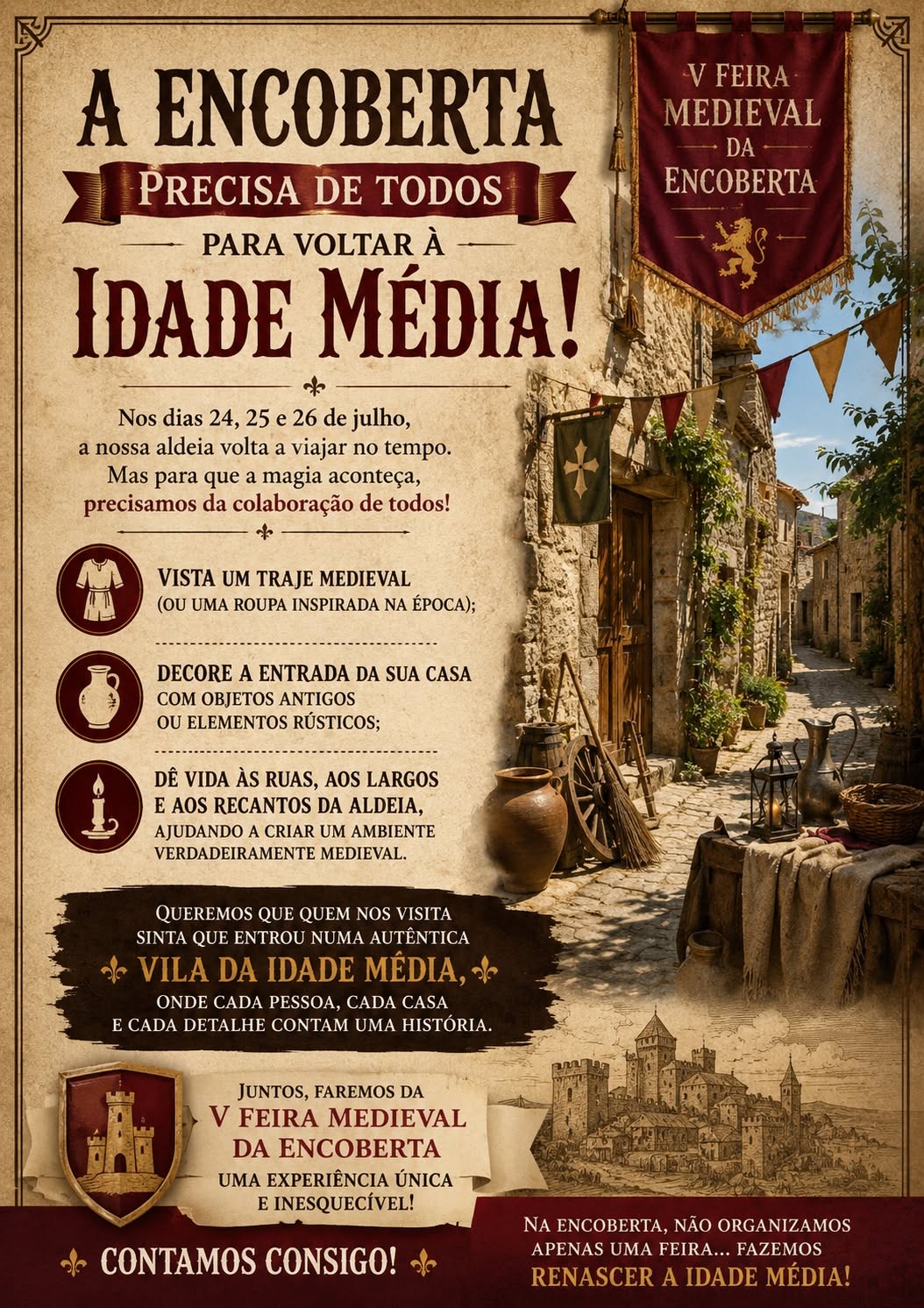 V Feira Medieval da Encoberta — event image